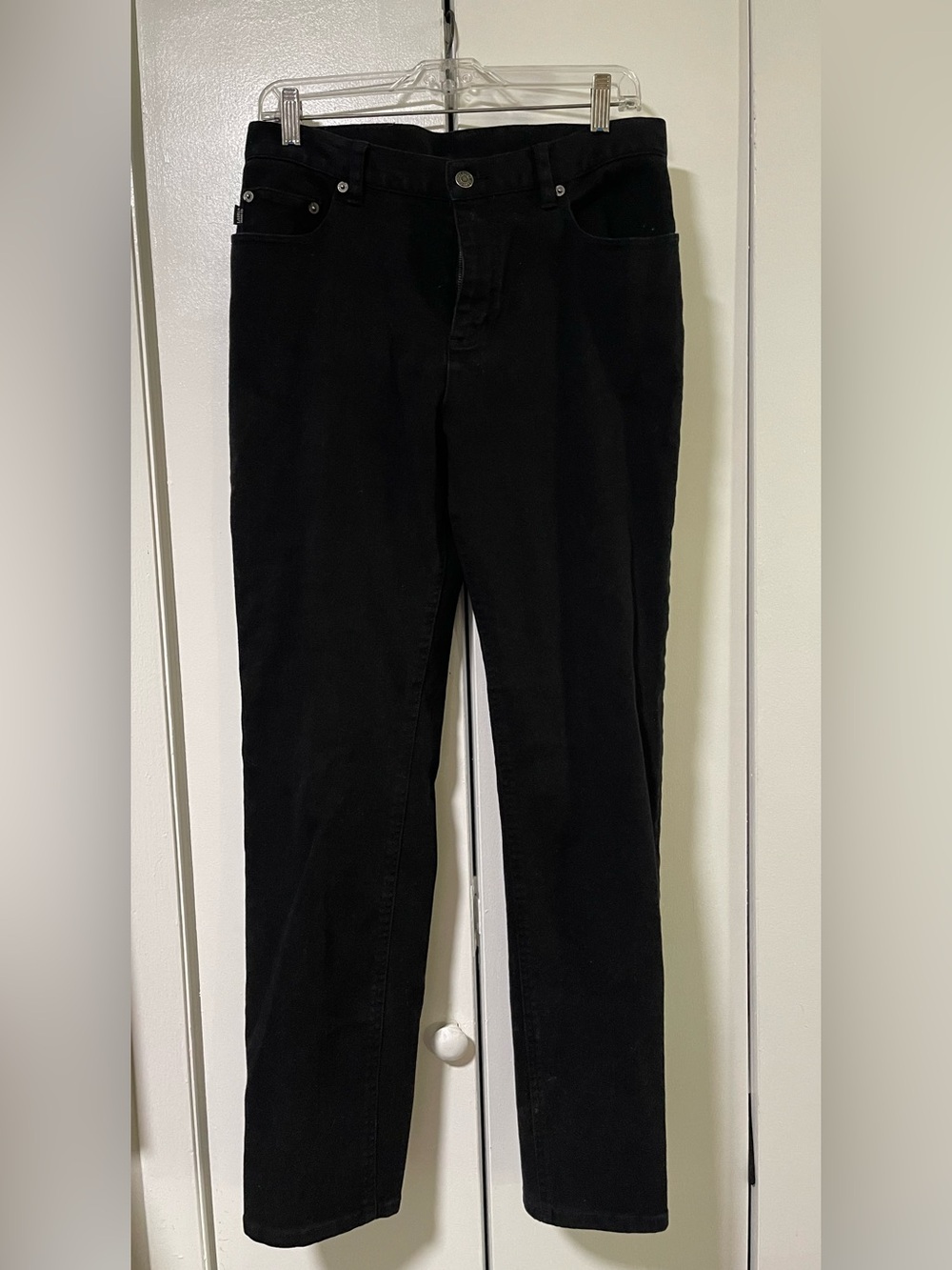 Ralph Lauren Black Straight-Leg Denim Jeans